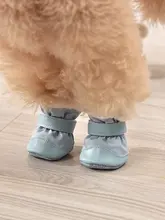 冬用 犬用防水雪地ブーツ【極上の柔らかさ・小型犬対応・滑りにくいソール】