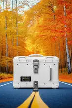 アルミ合金製 大容量テールボックス【角丸設計・電動バイク用・タマイズ対応】