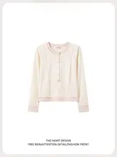 甘美なバイカラー風長袖Tシャツ【女性用・美しいデザイン・インナー対応】（セットアップ対応）