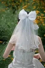 ウェディングベール【ロマンティックなデザイン・写真撮影用・新婦用】