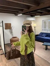 魅力的なデザイン！斜め肩のニットセーター【春季用・女性向け】（セットアップ対応）