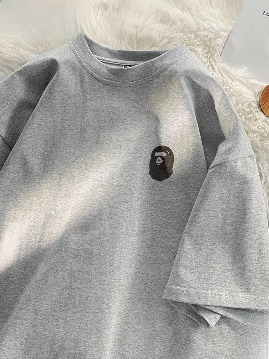 wassup happy 日本のレトロ半袖 Tシャツ