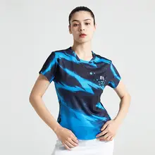 速乾通気性バドミントンウェア【短袖・男女兼用・春夏用】（セットアップ対応）