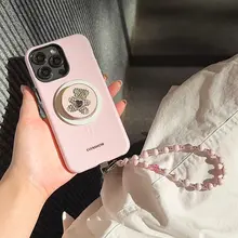 独特なデザインのマグネット式スマートフォンケース【ストラップ付き・スタンド機能・女性向け】