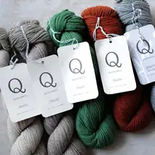 手編み毛糸 ウール フィンガリング Finch セーター 靴下 「Quince」