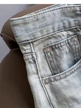 夏用 メンズロングデニムパンツ【柔らかな風合い・ヴィンテージ加工・韓国風】