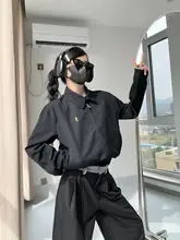 感ある刺繍付きジャケット【ライトブルー・短丈・女性用】