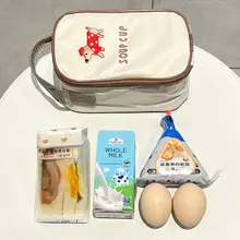 アルミ箔製の保温手提げバッグ【ミニサイズ・野外用・学生・お弁当にも便利】