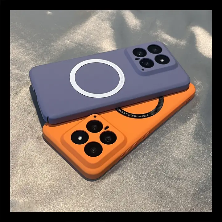 金属リング付きマグネット吸着スマートフォンケース【全包・硬質タイプ】