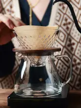 V60ハンドドリップコーヒーセット【耐熱強化ガラスシェアポット・家庭用・ダイヤモンドフィルター付き】