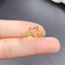 S925純銀製 ハートデザインリング【空枠・DIY用・宝石装飾対応】