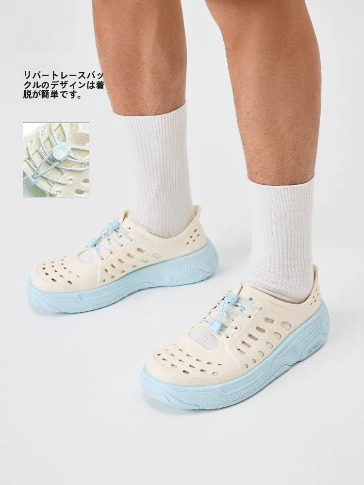歩きやすいサンダル：LININGクッションソールサンダルの通気性と足裏サポート
