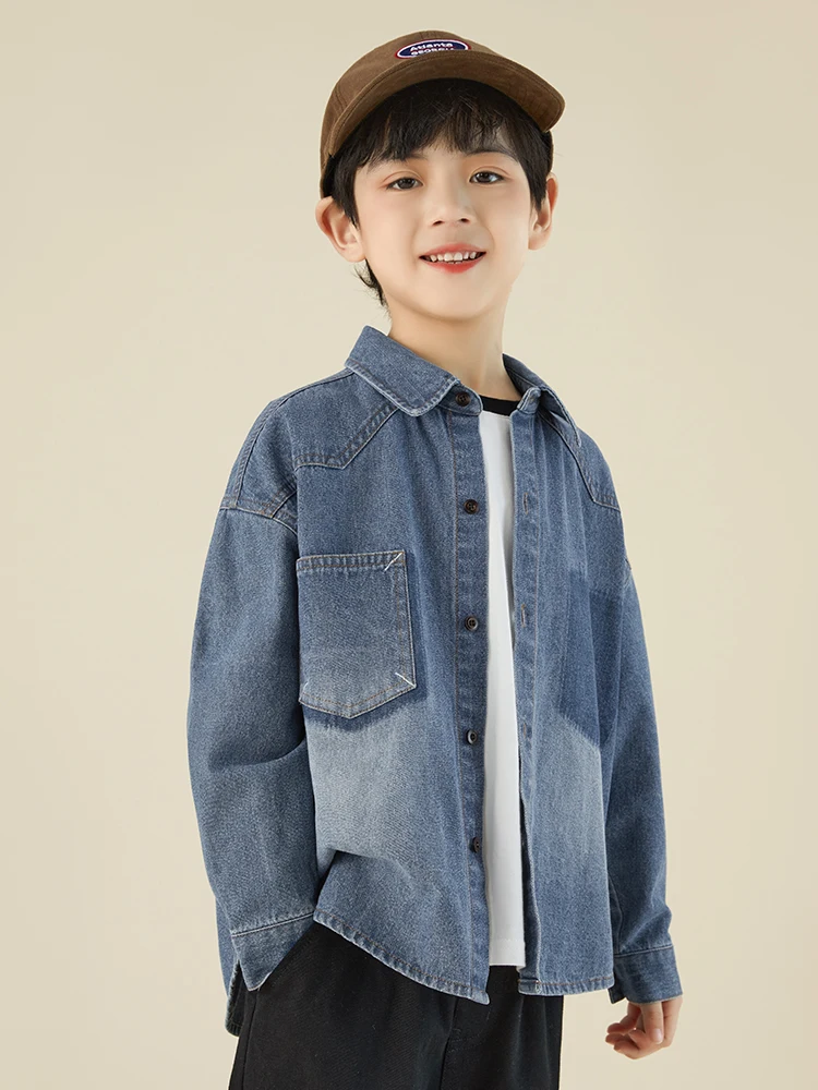 4歳男の子用デニムシャツのサイズガイド：多多家製品の実測と機能性評価