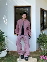 ヴィンテージ風デザインのデニムジャケット【ユニセックス・こなれ感ある着こなし・ジャンパー】（セットアップ対応）