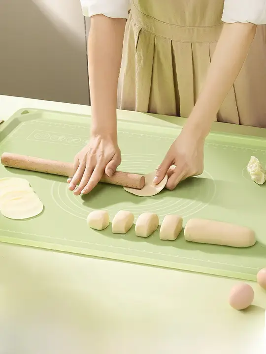 食品級シリコン製厚手生地用マット【家庭用・餃子製作用・調理ボード・ベーキング用】