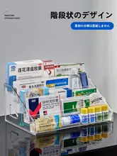 家庭用大容量救急薬箱【透明・多層デザイン・子供用の防疫薬収納】