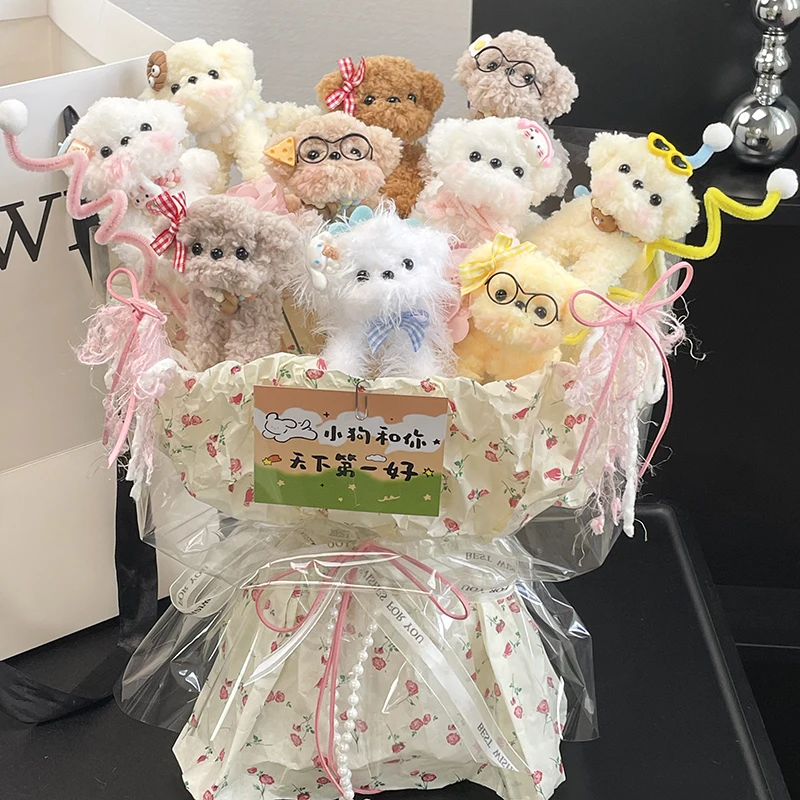 可愛い手作り犬型クッションブーケ：誕生日プレゼントとしての実用性とシーン別適用