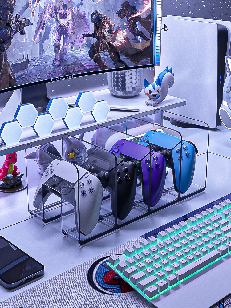 複数人で使えるゲーム機周辺機器の収納解決策：コントローラー収納ラック WX240522-9の実用性と設計分析