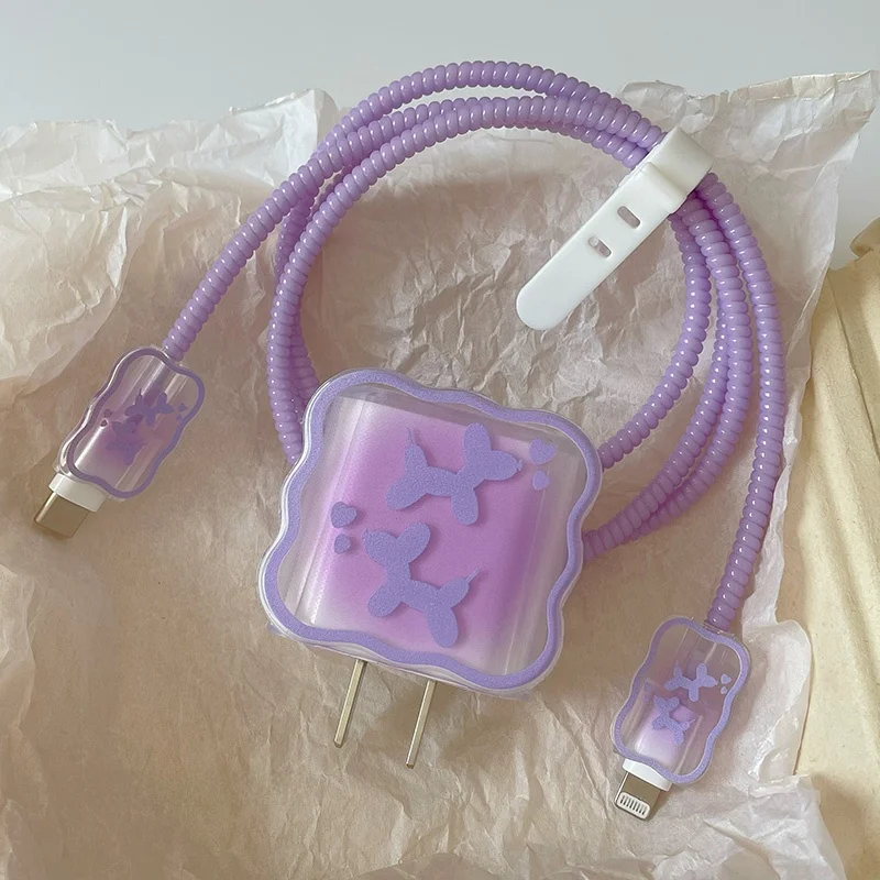 愛犬デザインの充電器保護ケース：充電コード整理に最適な収納解決策