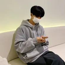 極上の柔らかさフード付きスウェットシャツ【メンズ・無地・ゆったり・カジュアル】