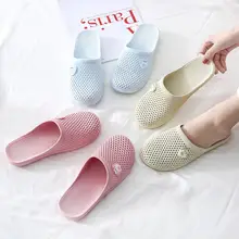 女性用夏季平底オープントゥスリッパ【柔らかい底・滑り止め・用・通気性デザイン】