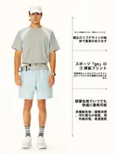 半袖Tシャツ ユニセックス 速乾 冷感 通気性 紫外線対策 スポーツ 夏 「PSO Brand」