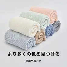 洁丽雅 おしゃれなパイナップルチェックのヘアドライキャップ【吸水性・ふんわり柔らか・女性用】