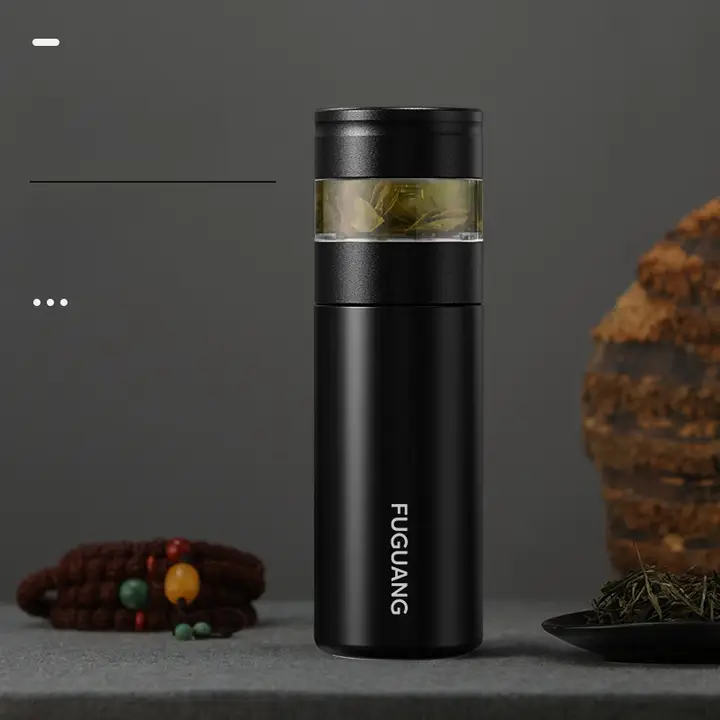 茶水分離型保温カップ【男性用・316ステンレス製・携帯用・ビジネス向け】