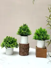 模擬緑の植物リビングルームデスクトップ屋内盆栽 装飾フィギュア