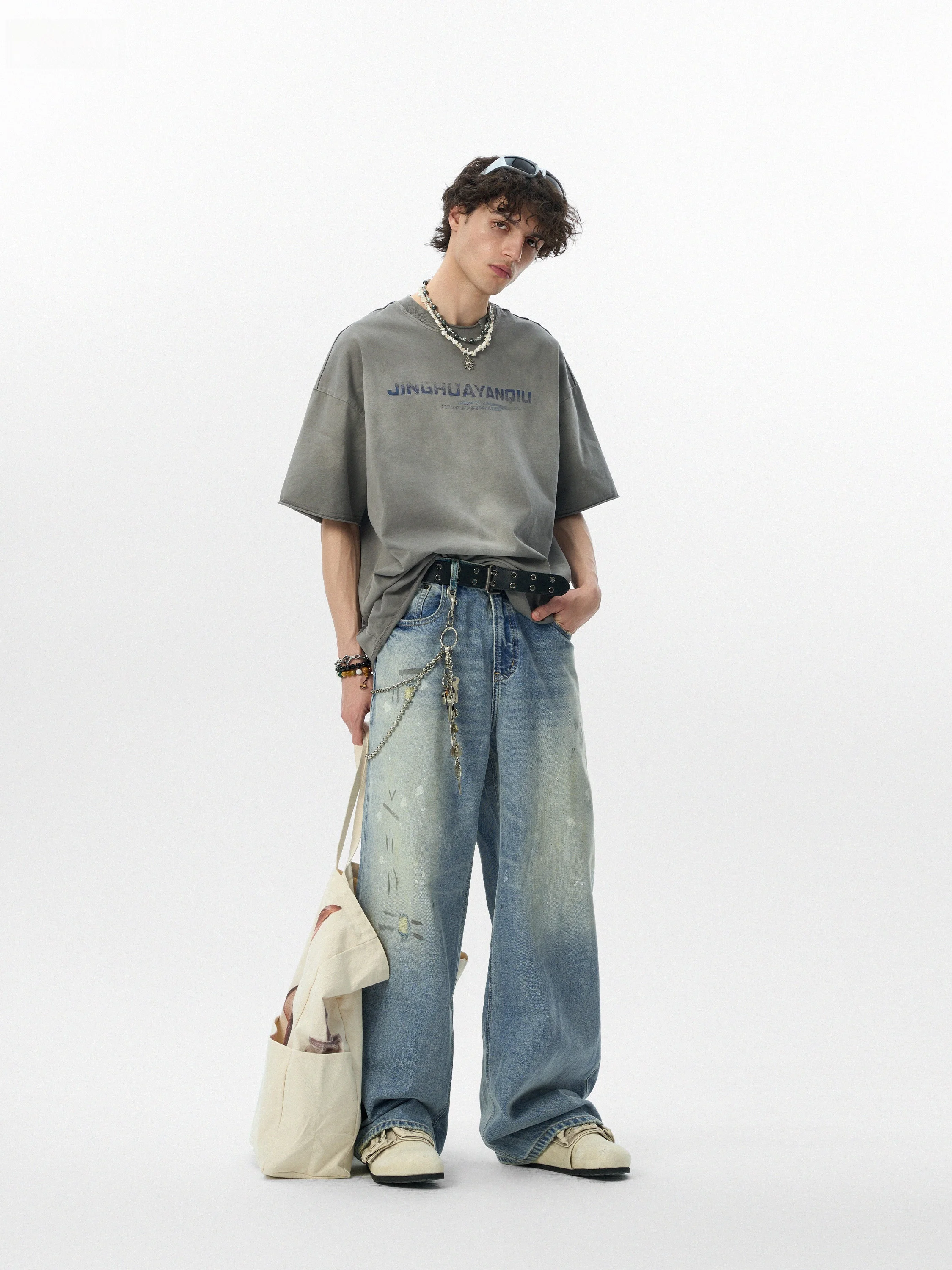 ユニークカラーのウォッシュドコットンTシャツ：色あせ防止と復活に適した素材と洗濯法