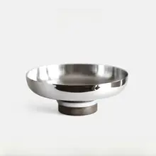 ステンレス製サラダボウル【モダンなデザイン・飾り皿・キッチン用品】