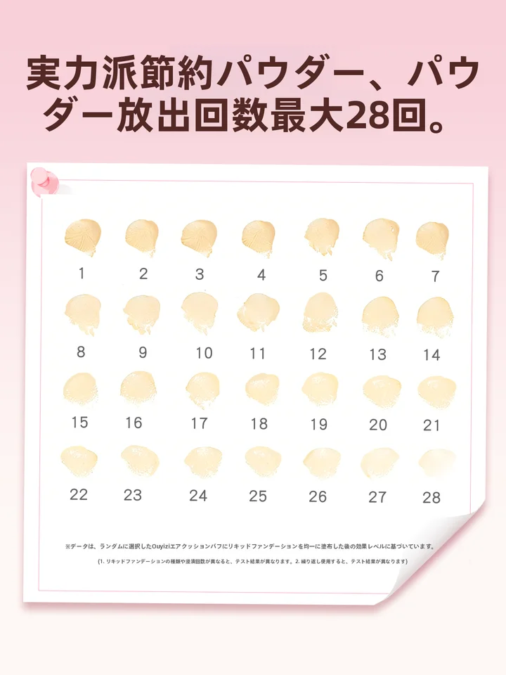 午後ティーシリーズ クッションファンデーション用パフ【メイクアップスポンジ】
