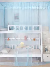 子供用高低床 蚊帳付き二段ベッド【一体型・はしご付き・家庭用】