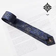 迷彩風ハンドメイドネクタイ【深藍色・黒・灰・独特な質感】