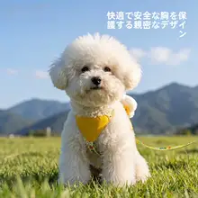犬用 ハーネス リード 小型犬用 トイプードル ビションフリーゼ 猫用 散歩 ミニオンズ コラボ「Hoopet」