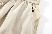 XinmonLee レディース 夏用ハイウエストストレートパンツ【フィット・カジュアルデザイン・軽量】