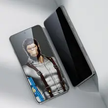 BLUEO OPPO FindX9対応 強化ガラス プライバシー保護フィルム【全画面カバー・指紋防止】