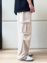 大きいサイズ メンズ 作業パンツ【ゆったりストレート・春用・カジュアル】