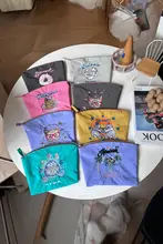 ボールチェーン刺繍ナイロン手提げバッグ【高級感あるデザイン・女性用】