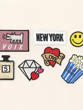 キャラクターパッチ【ハッピーベア・コットンフリース・アメリカンスタイル・デコレーション用】