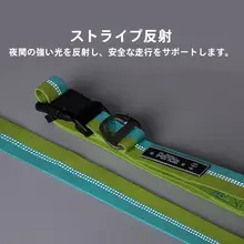 犬用リードと首輪【散歩用・中小型犬対応・コットン素材】