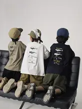 涼感Tシャツ【三色プリント・子供用・半袖・コットン・ゆったり】