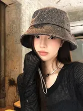レディース 春夏用 レオパード柄のリボン付きバケットハット【カジュアル・薄型・ソフト】