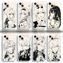 線画デザインのスマホケース【星穹鉄道・鳥のモチーフ・iPhone・Huawei・Xiaomi対応】