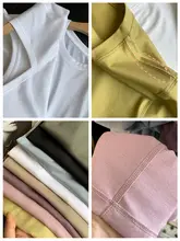 涼感速乾Tシャツ【レーヨン混・シンプルデザイン・Vネック・短袖】