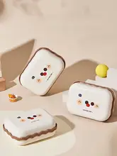 石鹸ケース 蓋付き 防塵 防水 バスルーム用 シンプル 水切り ステップ型 「JOJO'S」