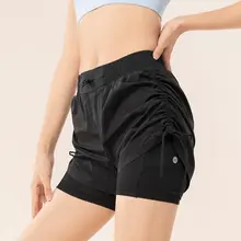 361° 夏用薄手ランニングショートパンツ【防止走光・ヨガ対応】（セットアップ対応）