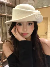 優雅な女性用秋冬ハット【ベレーキャップ・ヴィンテージスタイル・小顔効果】