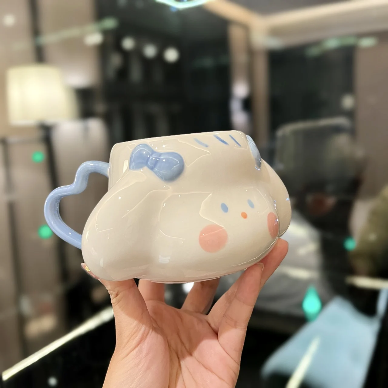 こぼれないコップとしての陶器製水杯：韓式デザインの400mlペットボトル風スタイル