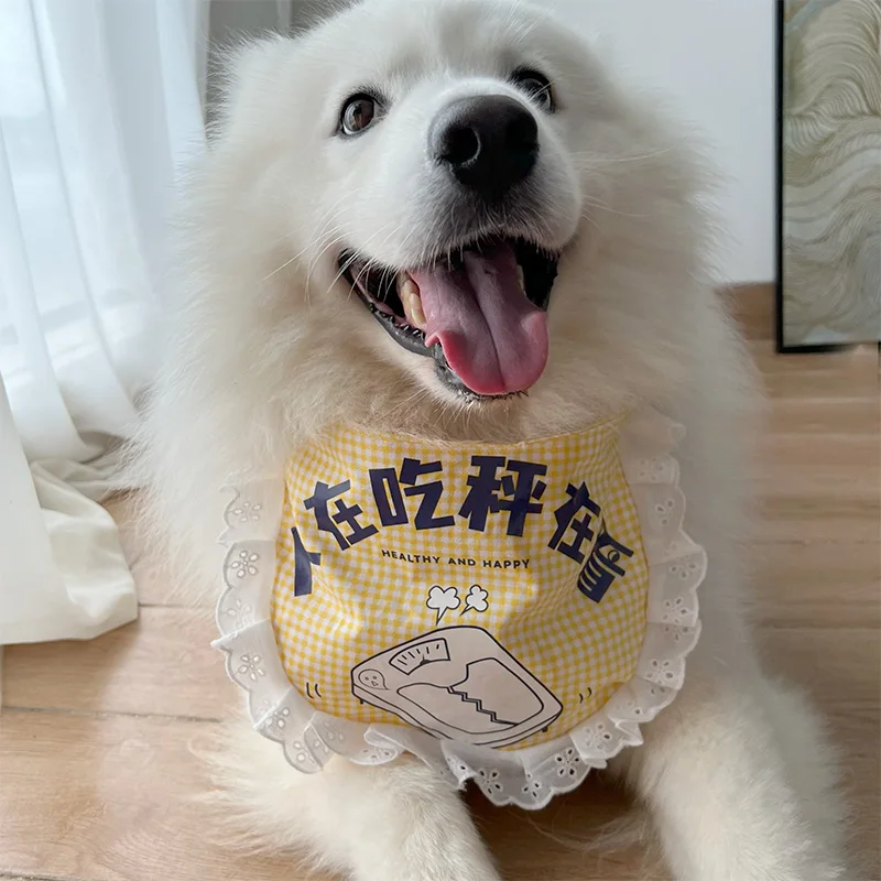 犬のよだれを気にしないでいい？中大型犬に最適な口水巾の選び方